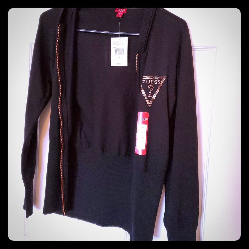 Guess, brand New zip up Jacket